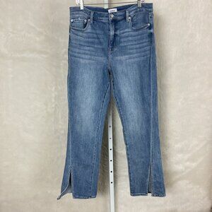 Pistola Teagan High Rise Straight Slit Vent Jeans 33